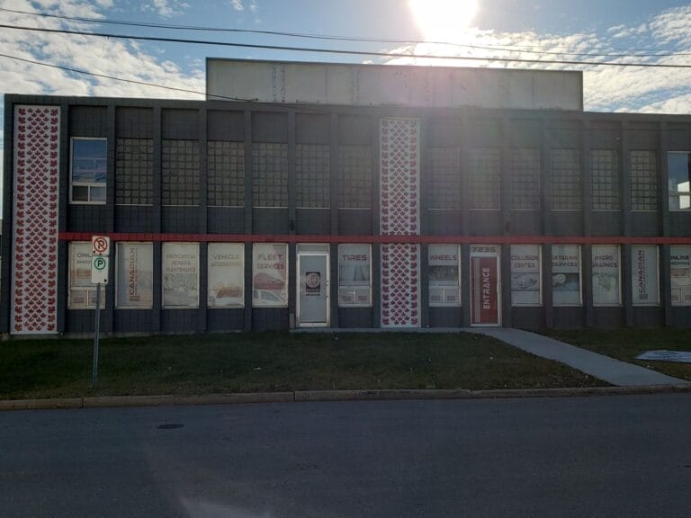 Advertisment graphic window film by professional installers Performance Signs, Edmonton AB
