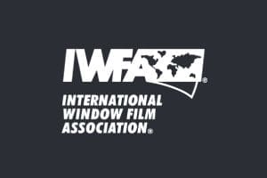 IWFA logo showing certified professional window film installation standards