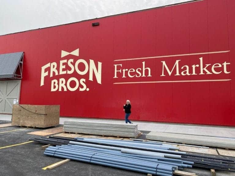 large format, textured wall advertisment graphic film by Performance Signs, Edmonton AB